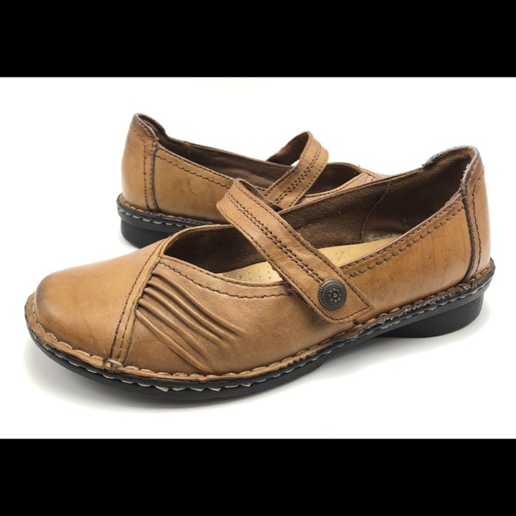 Easy Spirit | Shoes | Earth Spirit Gelron 200 9 Brown Leather Mary Jane | Poshmark
